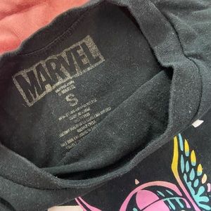 Black marvel shirt